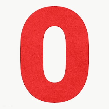 Red number zero design element | Free  transparent png - 2341033