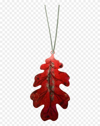 Red Oak Leaf Ornament - Oak