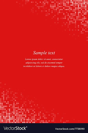 Red page corner design template vector image