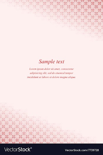 Red page corner design template vector image