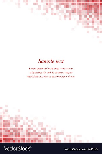Red page corner design template vector image