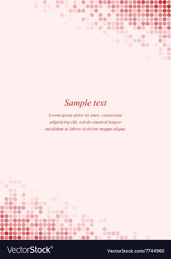Red page corner design template vector image