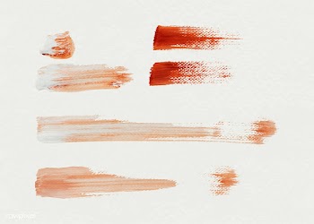 Red paint brush strokes | Free stock vector - 582079