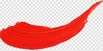 Red paint stroke illustration, Painting Brush, painting transparent background PNG clipart