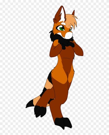 Red Panda Boi By Leafywolf - Wolf And Red Panda