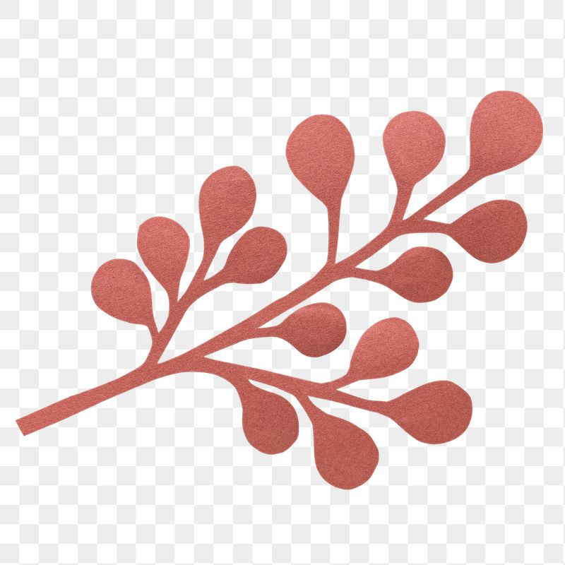 Red paper leaf png sticker, | Free PNG - rawpixel