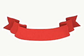 Red paper ribbon banner design element | Free  transparent png - 2345497