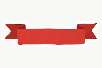 Red paper ribbon banner design element | Free  transparent png - 2345499