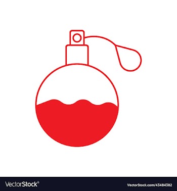red perfume bottle icon