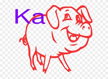 Red Pig Clipart - Domestic Pig