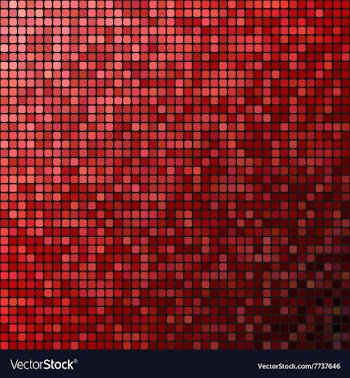 Red pixel mosaic background vector image