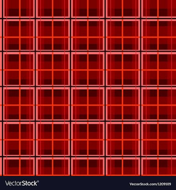 Red Plaid Pattern vector image