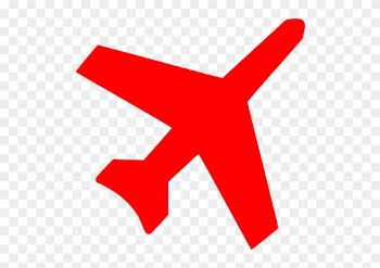 Red Plane Clipart Clip Art Library Airplane - Red Airplane No Background