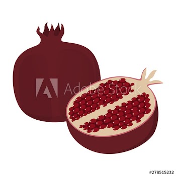 Red pomegranate