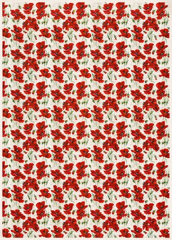 Red poppy design (1911). Original | Free Photo - rawpixel