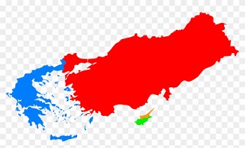 Red Push Pin 24, - Greece Turkey Sea Border