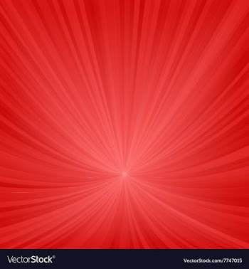 Red ray pattern background vector image