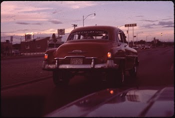 Red retro car on road. | Free Photo - rawpixel