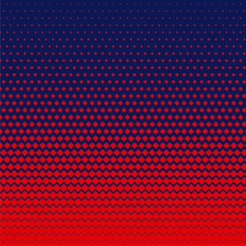 Red rhombus shape halftone background Free Vector