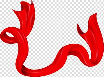 Red Ribbon Adhesive tape , Ribbon transparent background PNG clipart