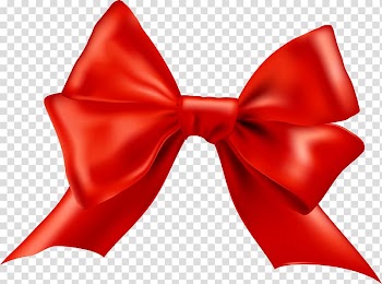 Red ribbon art, Bow tie Red Shoelace knot, Hand painted red ribbon bow transparent background PNG clipart
