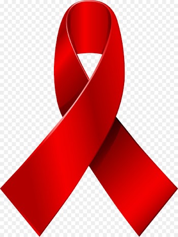 Red ribbon Awareness ribbon Clip art - Vector hand painted red ribbon 