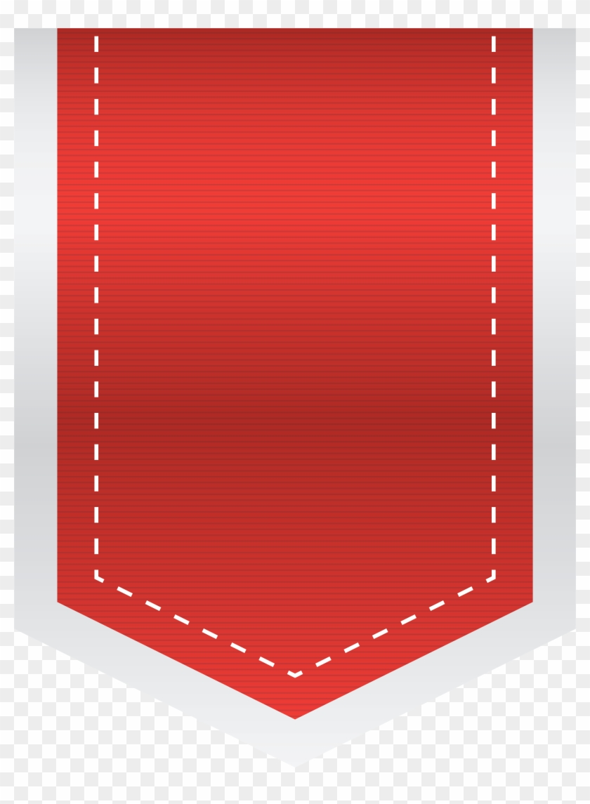 Red Ribbon Banner Png Download - Circle