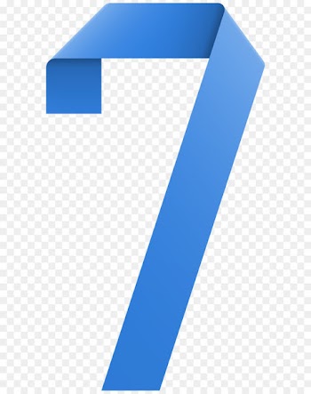 Red Ribbon Blue ribbon Restaurant Plastic - Ribbon Number Seven Transparent PNG Clip Art Image 