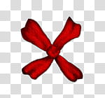 Red ribbon bow transparent background PNG clipart