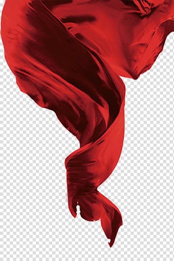 Red ribbon, Chinese wind red flag transparent background PNG clipart