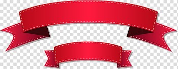 Red ribbon Grosgrain , Red Ribbon transparent background PNG clipart