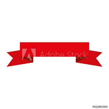 Red ribbon icon design