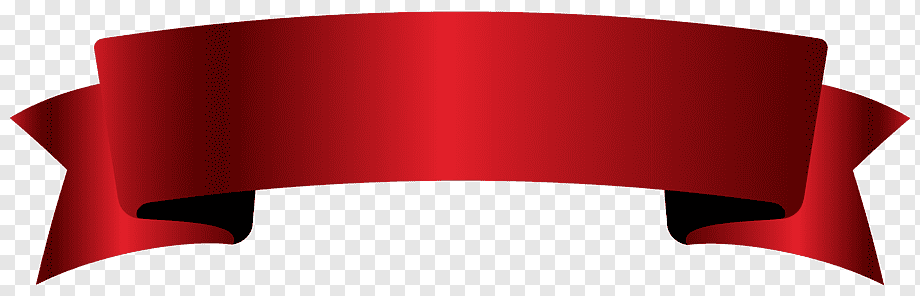 red ribbon illustration, Banner, banner, ribbon, sticker, advertising png