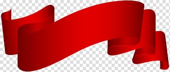 Red ribbon illustration, Banner Logo, Banner Red Deco transparent background PNG clipart