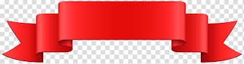 Red ribbon illustration, file formats Lossless compression, Banner Red transparent background PNG clipart