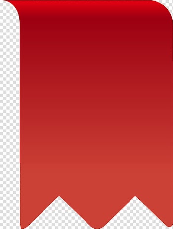 Red ribbon illustration, Red Angle Pattern, The red ribbon banner transparent background PNG clipart