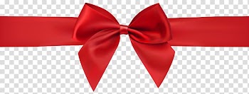 Red ribbon illustration, Red Bow, Red Bow Decoration transparent background PNG clipart
