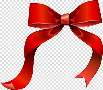 Red ribbon illustration, Ribbon Red Knot , Bow transparent background PNG clipart