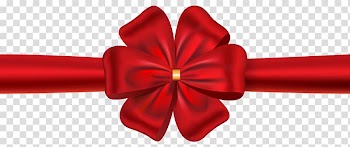 Red ribbon illustration, Ribbon Red , Red Ribbon with Bow transparent background PNG clipart
