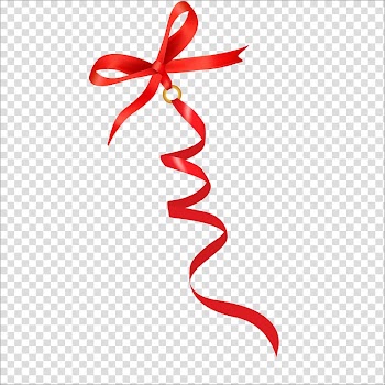 Red ribbon illustration, Ribbon Silk Sateen, ribbon transparent background PNG clipart