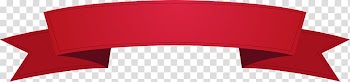 Red ribbon illustration, Simple red ribbon border,Simple border transparent background PNG clipart