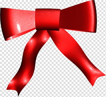Red ribbon illustration transparent background PNG clipart