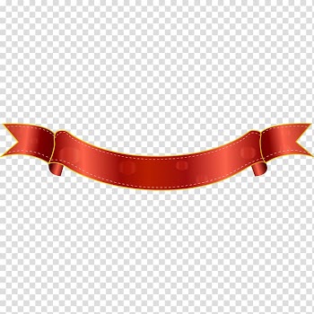 Red ribbon Islamic ethics Morality, Red Ribbon transparent background PNG clipart