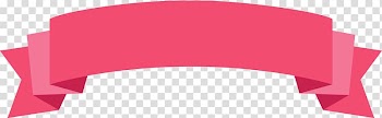 Red ribbon logo, Adobe Illustrator, hand painted pink banners transparent background PNG clipart