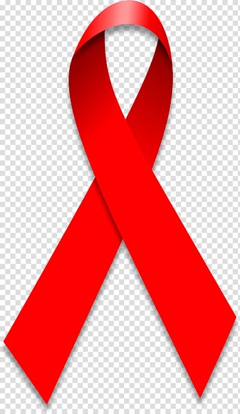 Red ribbon logo, World AIDS Day HIV Disease Red ribbon, ribbon transparent background PNG clipart