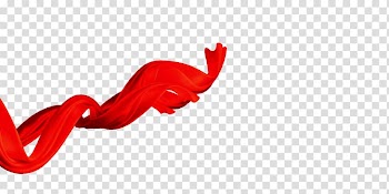 Red ribbon Microsoft PowerPoint Template, Ribbons c transparent background PNG clipart