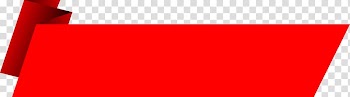 Red ribbon , Paper Origami Rectangle, rectangle transparent background PNG clipart