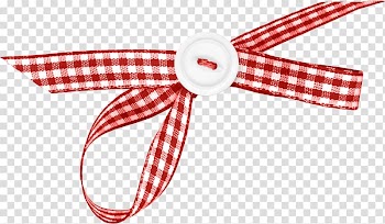 Red Ribbon Pattern, Bow cloth buttons transparent background PNG clipart