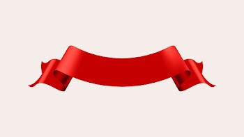 Red ribbon psd, decorative banner image | Free stock illustration | High Resolution graphic