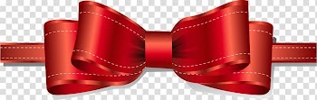 Red ribbon, Red ribbon bow transparent background PNG clipart